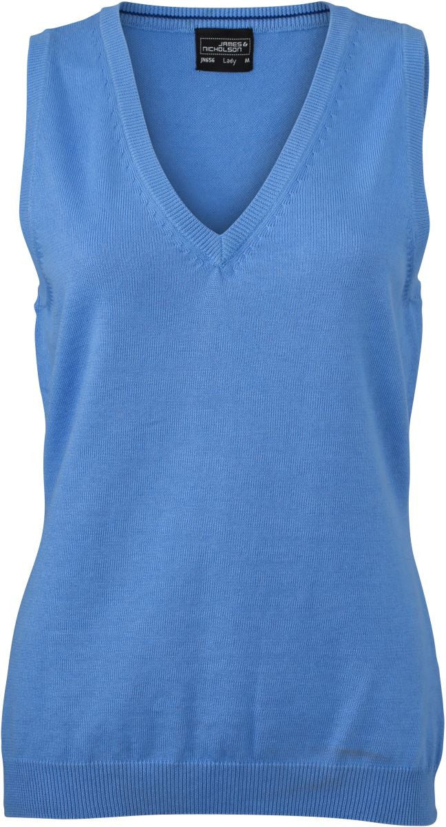 James & Nicholson | JN 656 Ladies' V-Neck Pullover sleeveless