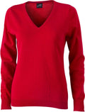 James & Nicholson | JN 658 Ladies' V-Neck Pullover