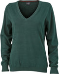 James & Nicholson | JN 658 Ladies' V-Neck Pullover