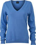 James & Nicholson | JN 658 Ladies' V-Neck Pullover