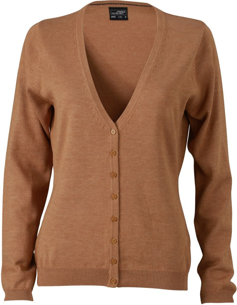 James & Nicholson | JN 660 Ladies' V-Neck Cardigan