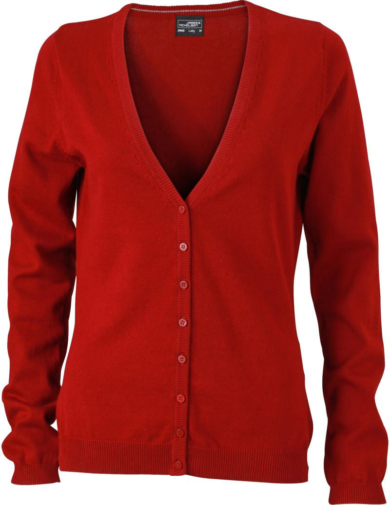 James & Nicholson | JN 660 Ladies' V-Neck Cardigan