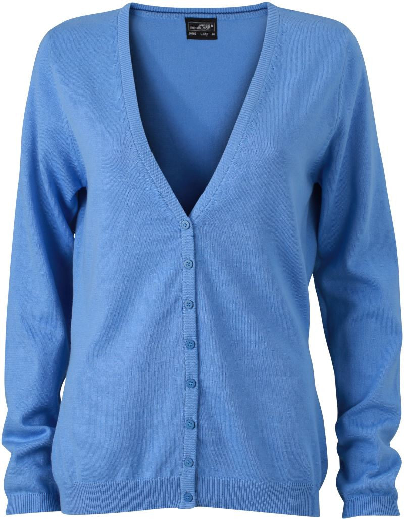 James & Nicholson | JN 660 Ladies' V-Neck Cardigan