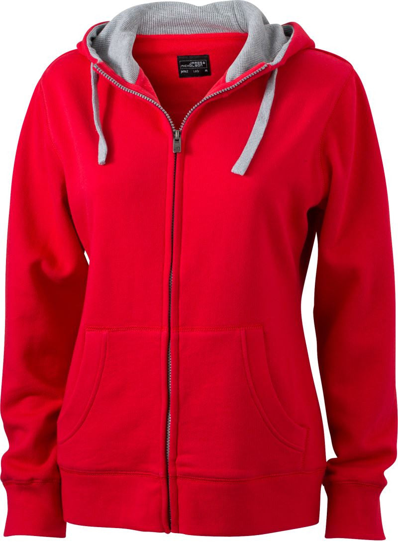 James & Nicholson | JN 962 Ladies' "Lifestyle" Hooded Sweat Jacket