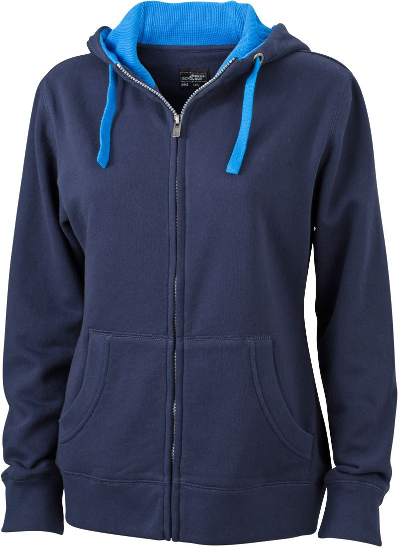 James & Nicholson | JN 962 Ladies' "Lifestyle" Hooded Sweat Jacket