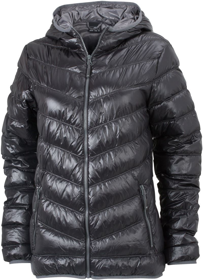 James & Nicholson | JN 1059 Lightweight Ladies' Down Hooded Jacket