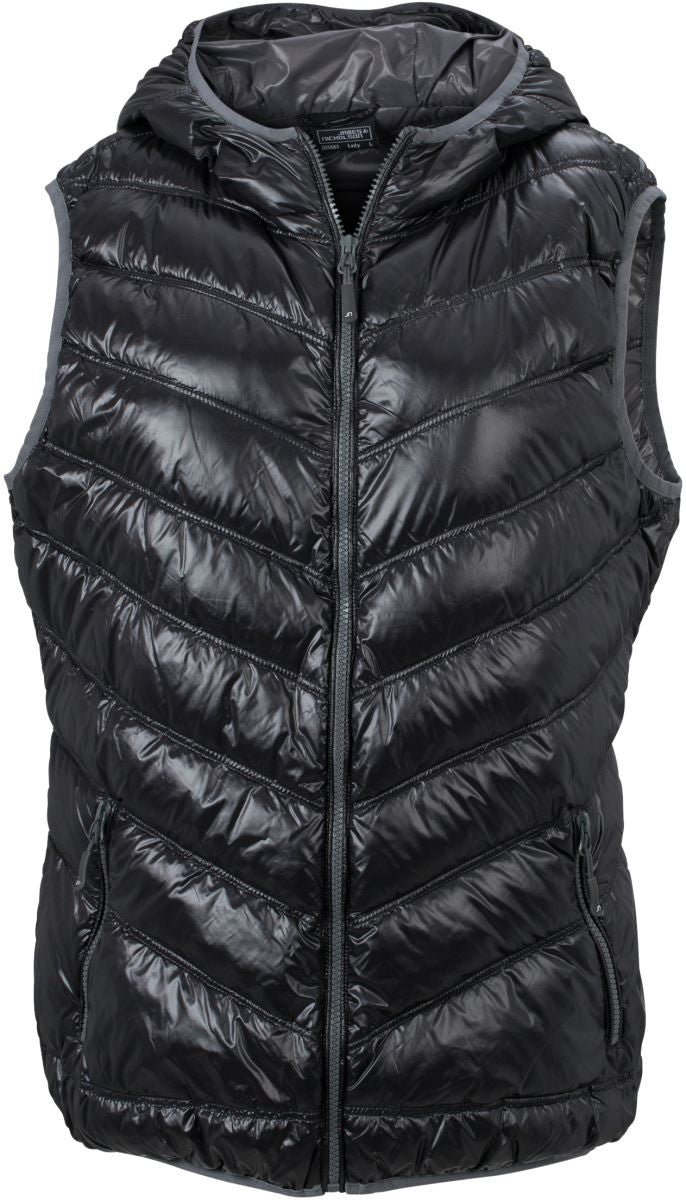 James & Nicholson | JN 1061 Lightweight Ladies' Down Hooded Bodywarmer