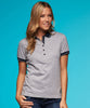 James et Nicholson | JN 705 Polo en jersey chiné pour femme