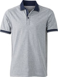 James & Nicholson | JN 706 Men's Jersey Melange Polo