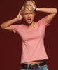 James et Nicholson | JN 973 T-shirt chiné à col en V pour femme