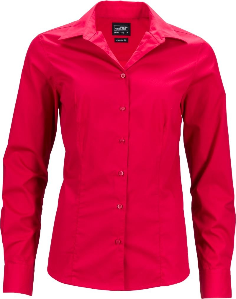 James & Nicholson | JN 641 Ladies Poplin Business Blouse long-sleeve