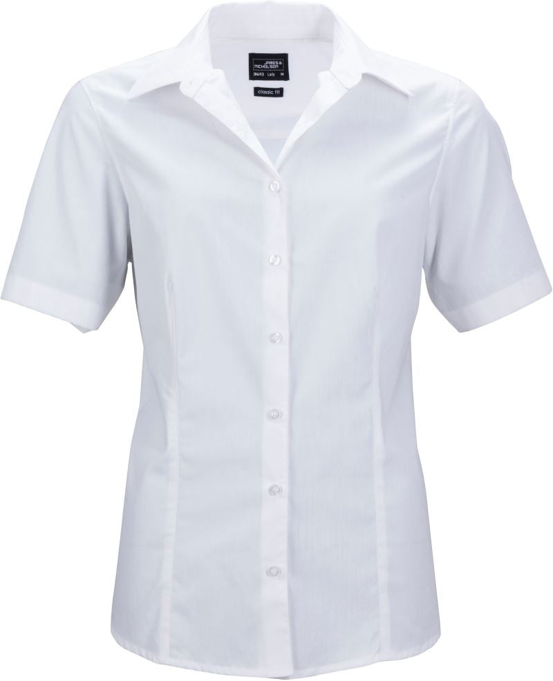 James et Nicholson | JN 643 Popeline Business Blouse manches courtes
