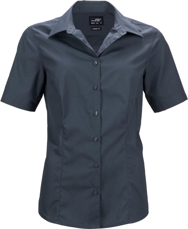 James et Nicholson | JN 643 Popeline Business Blouse manches courtes