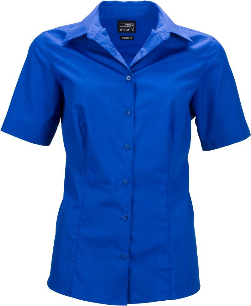 James et Nicholson | JN 643 Popeline Business Blouse manches courtes