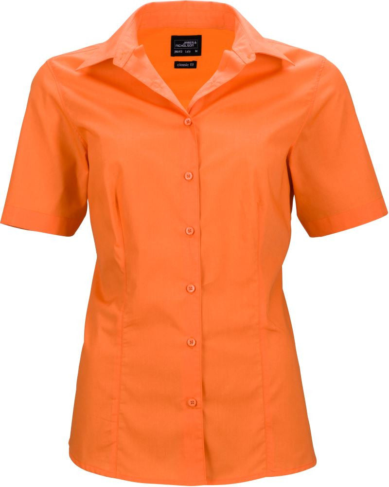 James et Nicholson | JN 643 Popeline Business Blouse manches courtes