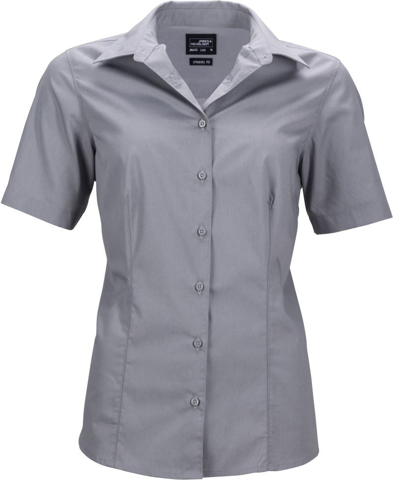 James et Nicholson | JN 643 Popeline Business Blouse manches courtes