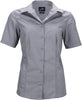 James et Nicholson | JN 643 Popeline Business Blouse manches courtes