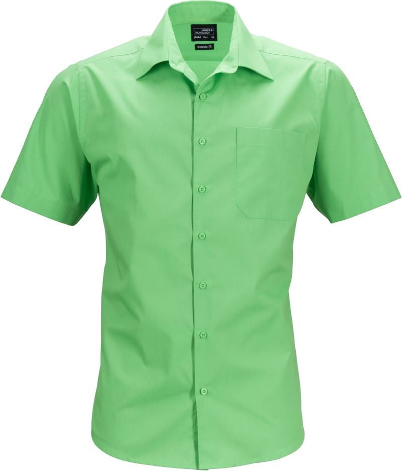 James & Nicholson | JN 644 Men's Poplin Business Shirt short-sleeve