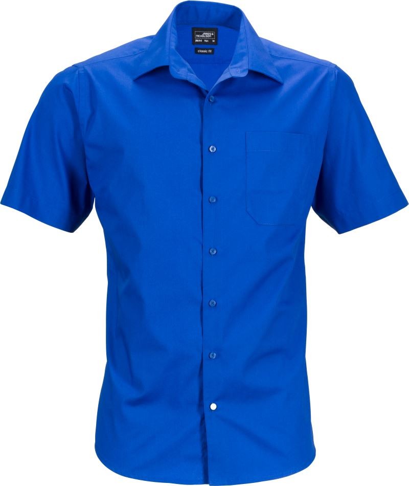 James & Nicholson | JN 644 Men's Poplin Business Shirt short-sleeve