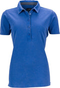 James & Nicholson | JN 711 Ladies' Piqué Polo with Trimming on Collar Band