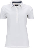 James & Nicholson | JN 711 Ladies' Piqué Polo with Trimming on Collar Band