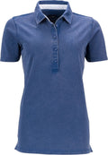 James & Nicholson | JN 711 Ladies' Piqué Polo with Trimming on Collar Band