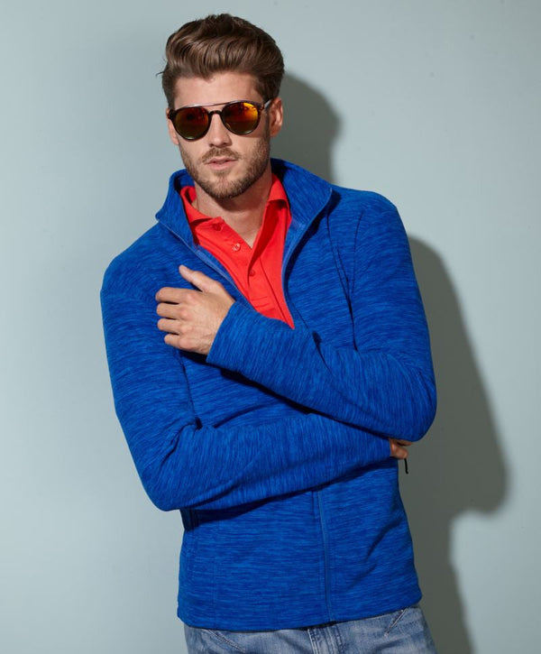 James & Nicholson | JN 770 Men's Melange Fleece Jacket