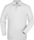 James & Nicholson | JN 29 Piqué Polo with Breast Pocket long-sleeve