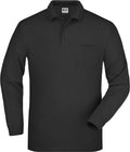 James & Nicholson | JN 29 Piqué Polo with Breast Pocket long-sleeve