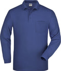 James & Nicholson | JN 29 Piqué Polo with Breast Pocket long-sleeve