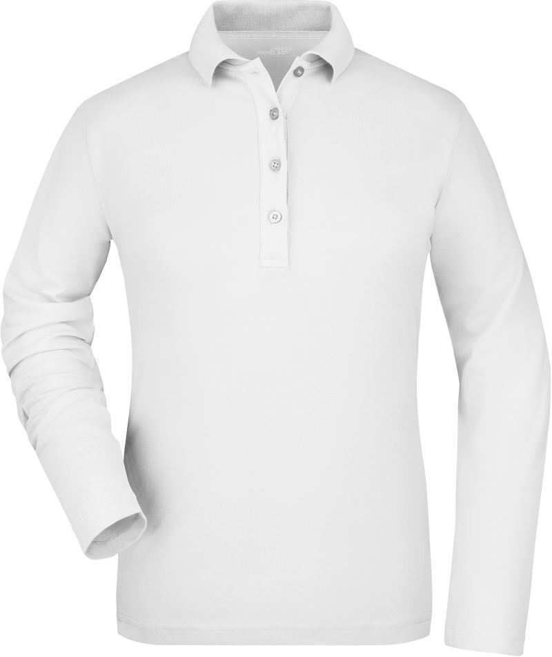 James & Nicholson | JN 180 Ladies' Stretch Piqué Polo long-sleeve