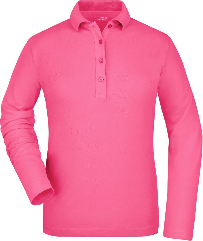 James & Nicholson | JN 180 Ladies' Stretch Piqué Polo long-sleeve