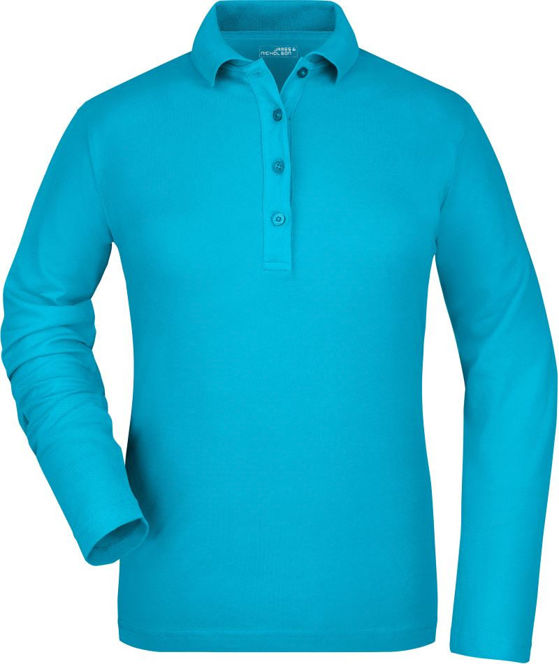 James & Nicholson | JN 180 Ladies' Stretch Piqué Polo long-sleeve