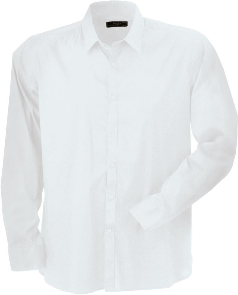 James et Nicholson | JN 193 Stretch Slim Fit Chemise à manches longues