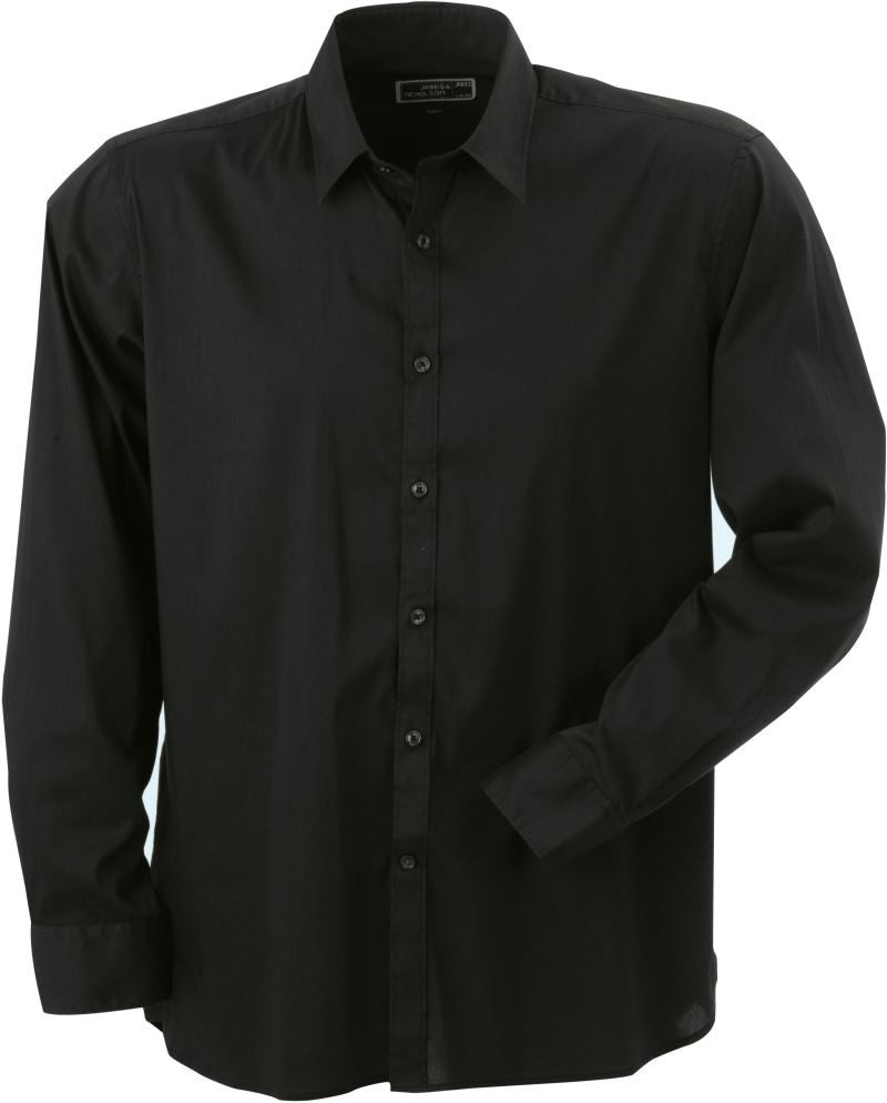 James & Nicholson | JN 193 Men's Stretch Slim Fit Shirt long-sleeve