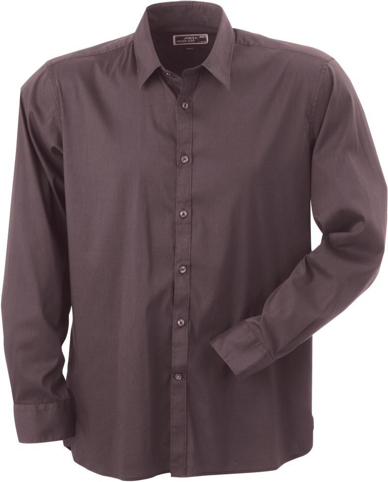 James & Nicholson | JN 193 Men's Stretch Slim Fit Shirt long-sleeve