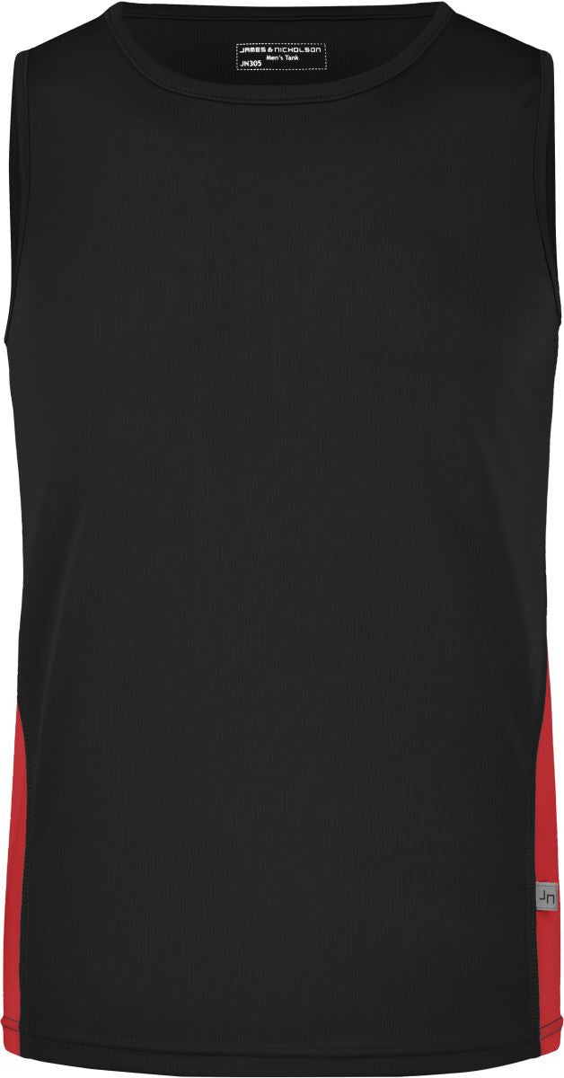 James et Nicholson | JN 305 T-shirt de course à pied pour homme sans manches