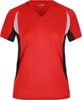 James & Nicholson | JN 390 Ladies' V-Neck Running Shirt