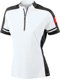 James & Nicholson | JN 451 Ladies' Bike Shirt with 1/2 Zip