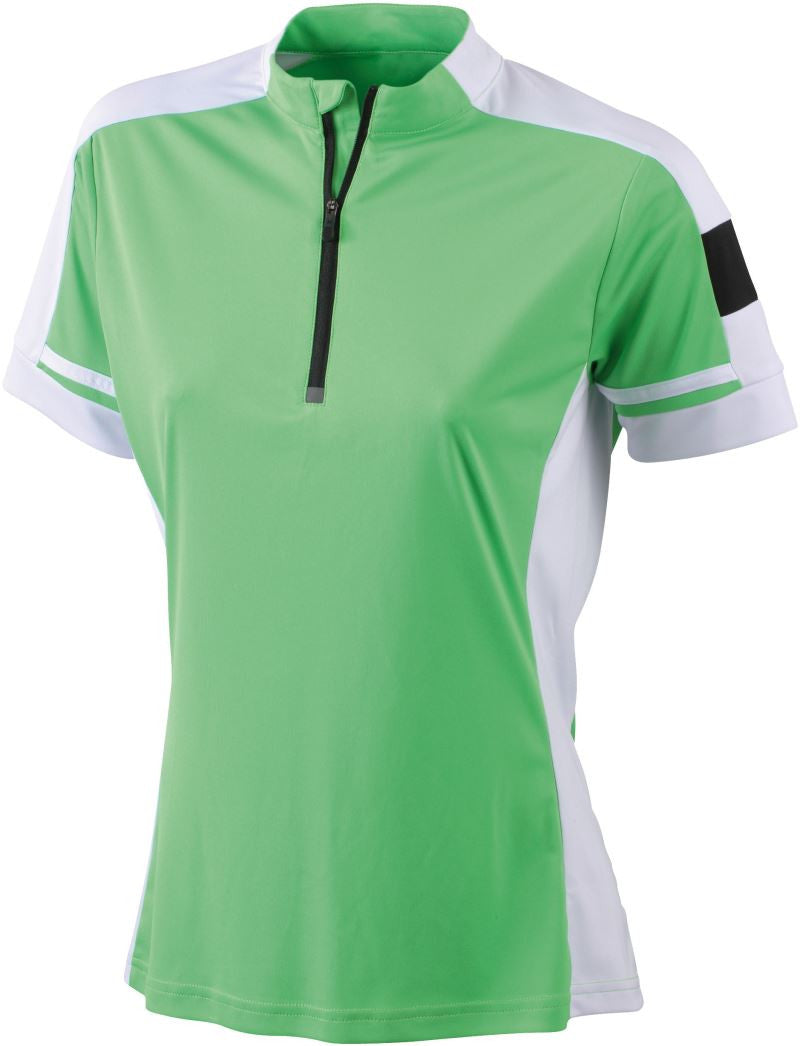 James & Nicholson | JN 451 Ladies' Bike Shirt with 1/2 Zip