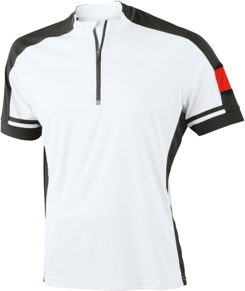 James et Nicholson | JN 452 Chemise de vélo pour homme avec 1/2 zip