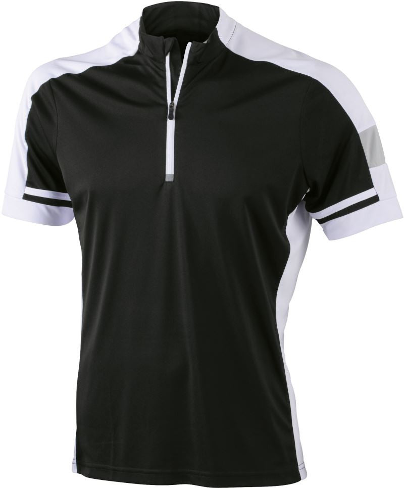 James et Nicholson | JN 452 Chemise de vélo pour homme avec 1/2 zip