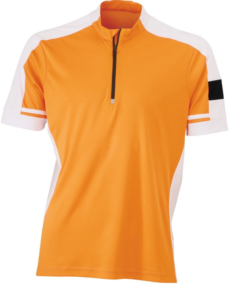 James et Nicholson | JN 452 Chemise de vélo pour homme avec 1/2 zip