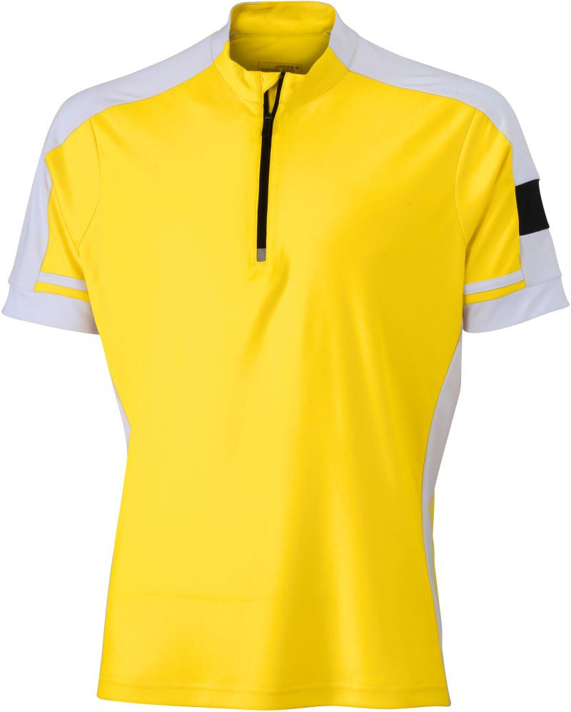 James et Nicholson | JN 452 Chemise de vélo pour homme avec 1/2 zip