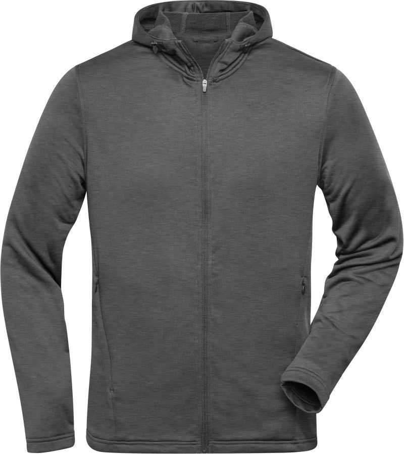 James et Nicholson | JN 532 Sweat à capuche sport pour homme avec fermeture éclair