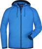 James et Nicholson | JN 571 Veste polaire à capuche pour homme avec motif diamant