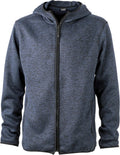 James & Nicholson | JN 589 Men's Knitted Fleece Hooded Jacket