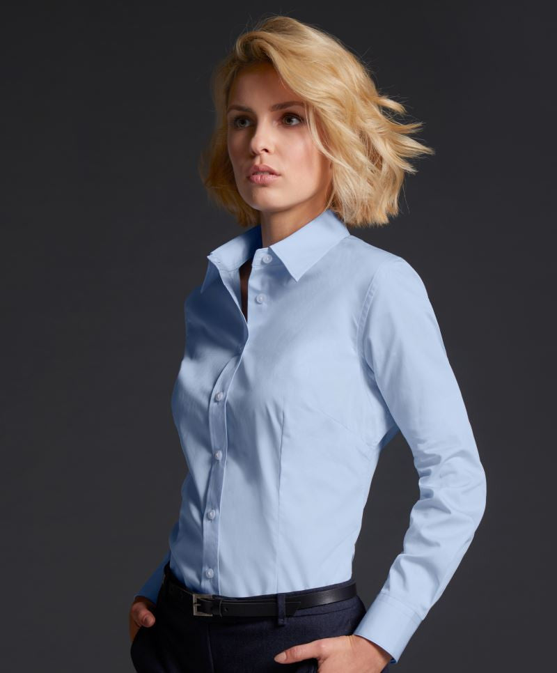 James & Nicholson | JN 615 Ladies Twill Blouse long-sleeve