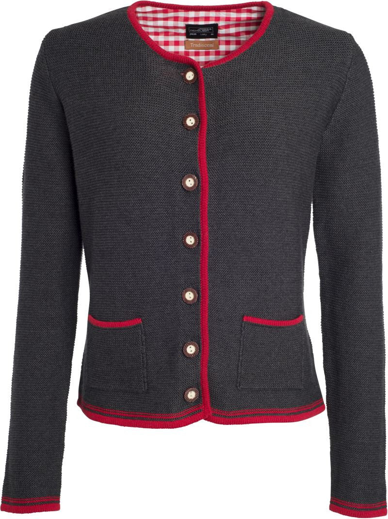 James & Nicholson | JN 639 Ladies' Knitted Jacket in Traditional Costume Look