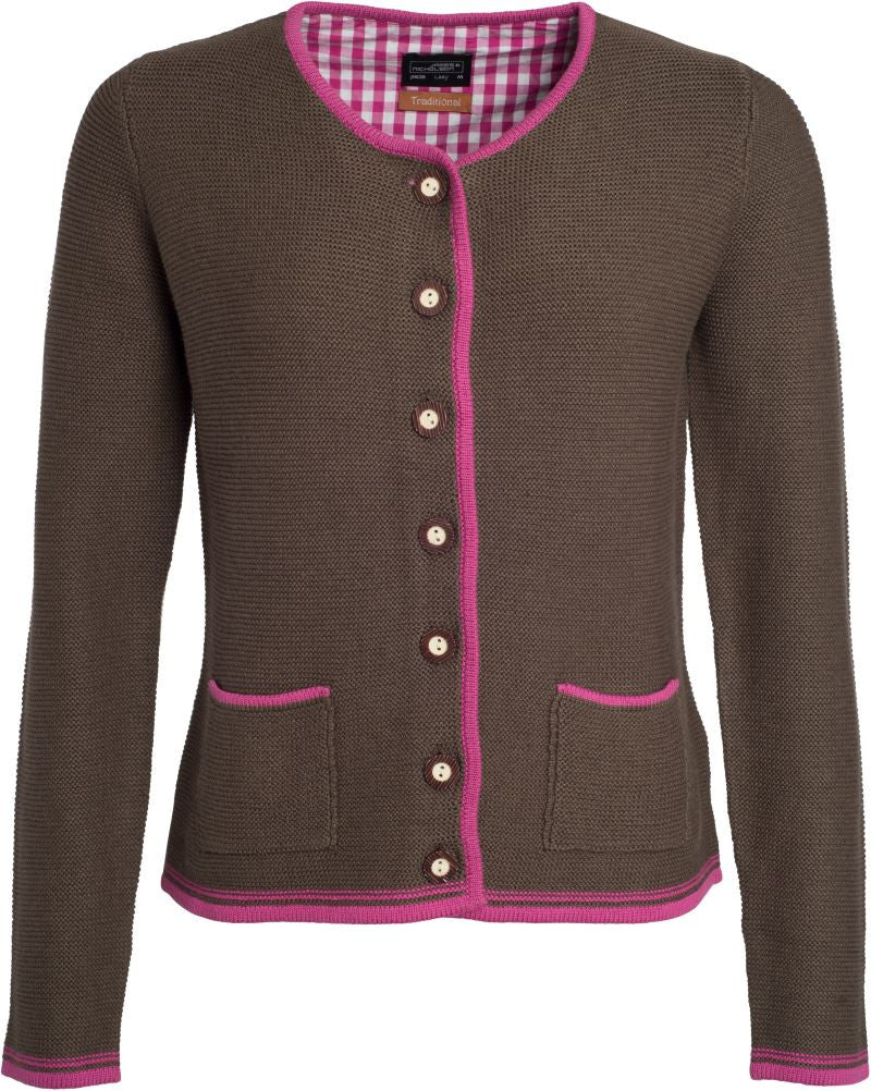 James & Nicholson | JN 639 Ladies' Knitted Jacket in Traditional Costume Look